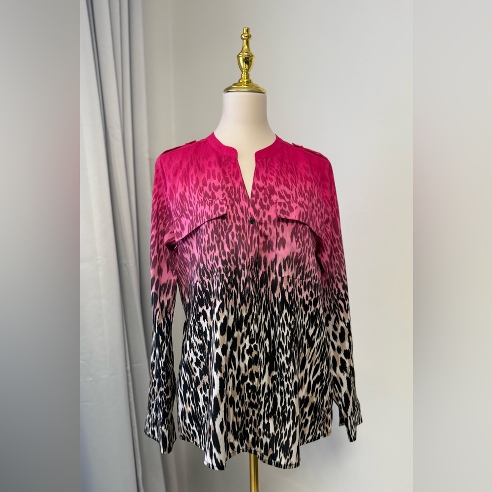 Calvin Klein Leopard Pink Shirt
